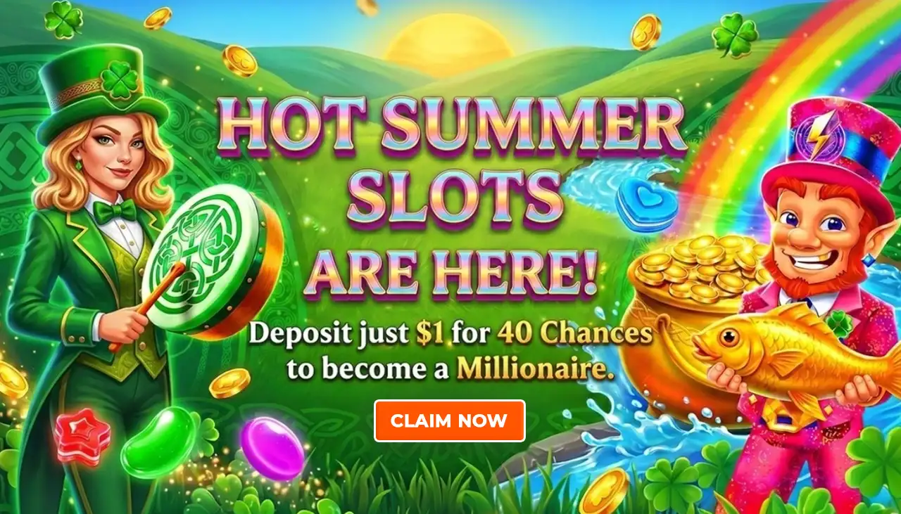 Free Online Casino Ireland summer banner