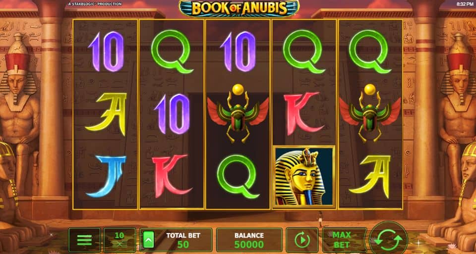 Book of Anubis Slot Game Free Play at Casino Ireland 01